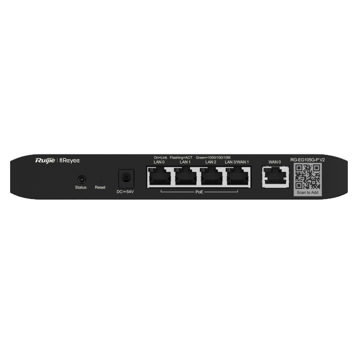 Маршрутизатор Ruijie Reyee RG-EG105G-P V2